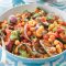 Warm summer vegetable salad