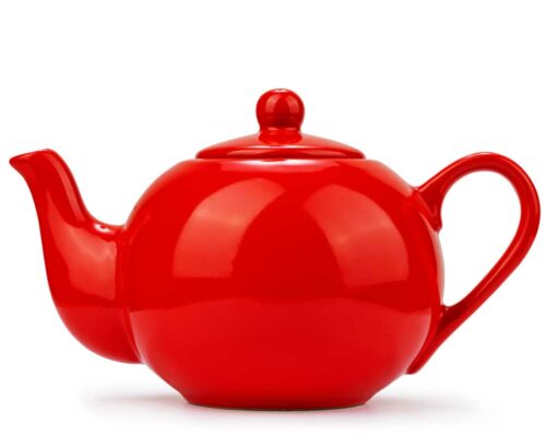 Red teapot