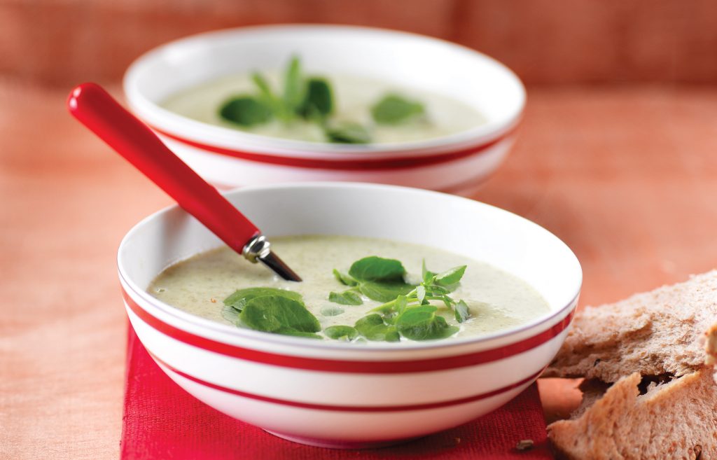 Winter watercress soup