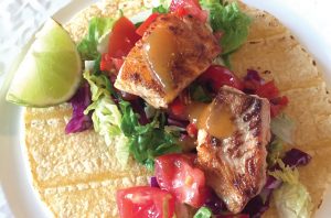 Yummy summery fish tacos