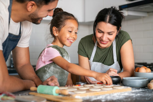 Teaching kids to cook