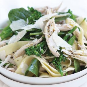 Lemon chicken fettuccine