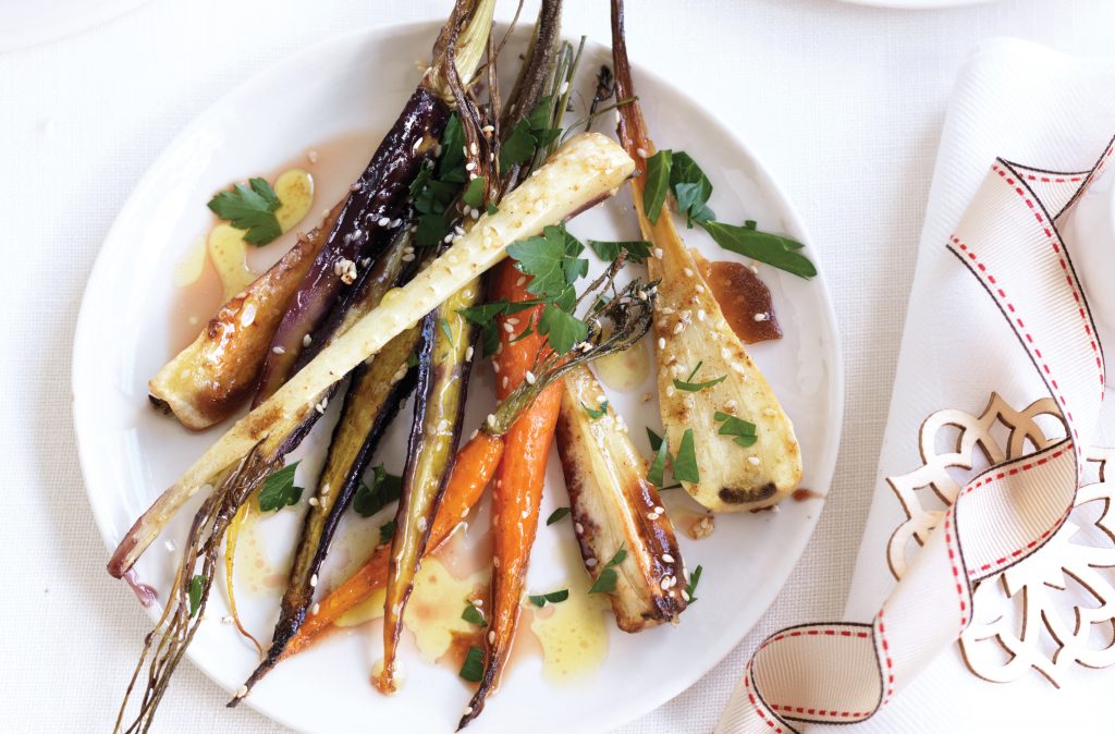 Maple-sesame carrot and parsnip salad Maple-sesame carrot and parsnip salad