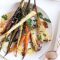 Maple-sesame carrot and parsnip salad