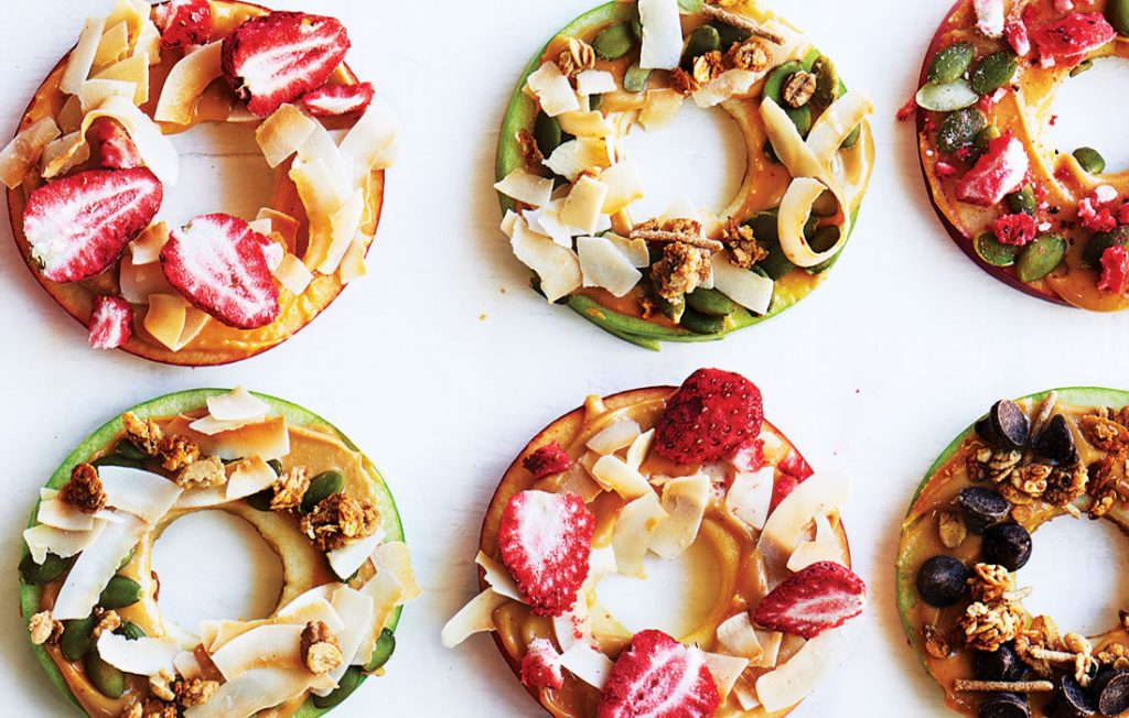Apple fruit doughnuts Apple fruit doughnuts