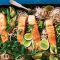 Asian salmon and super greens oven-steamed bake