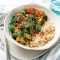 Beef, broccoli and tomato stir-fry curry