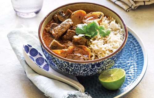 Beef massaman curry