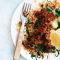Beef satay skewers with date and parsley couscous
