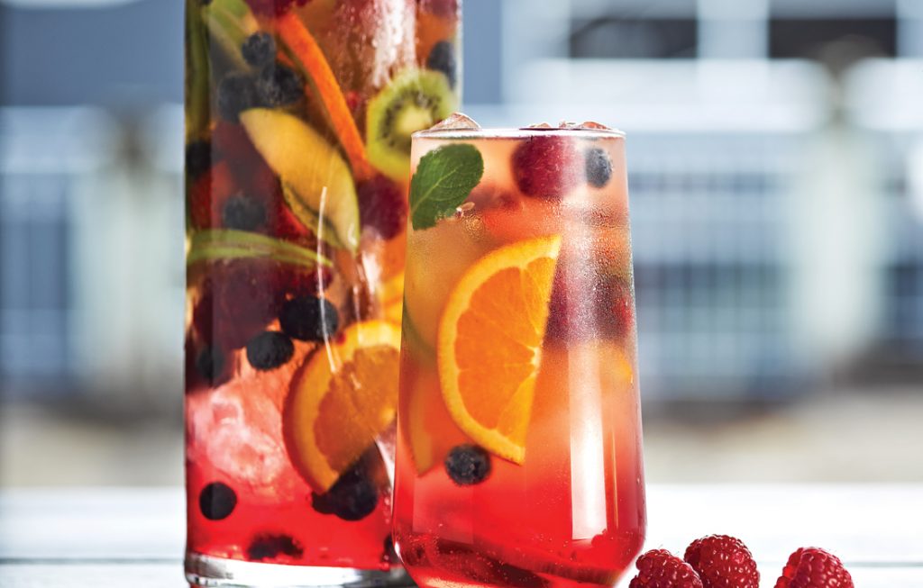 Berry kombucha sangria Berry kombucha sangria