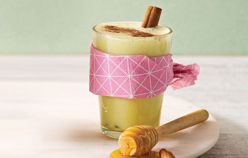 Chamomile milk tea ‘latte’