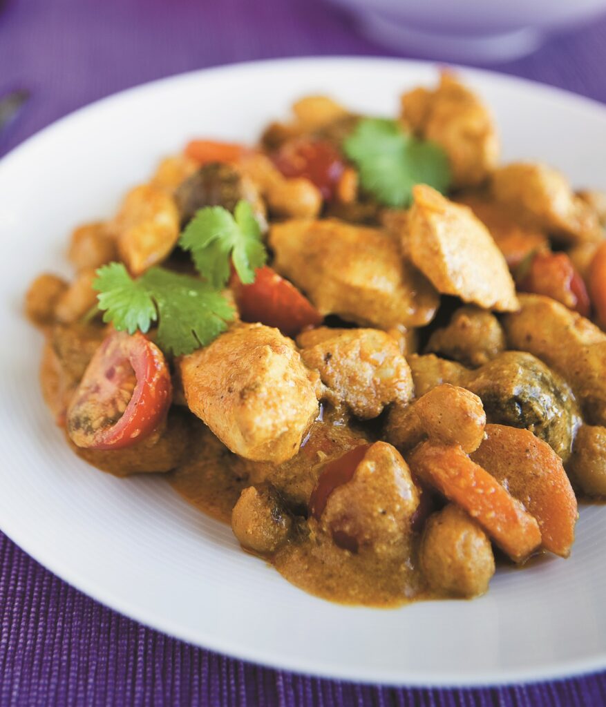 Chicken and vegetable korma Chicken and vegetable korma
