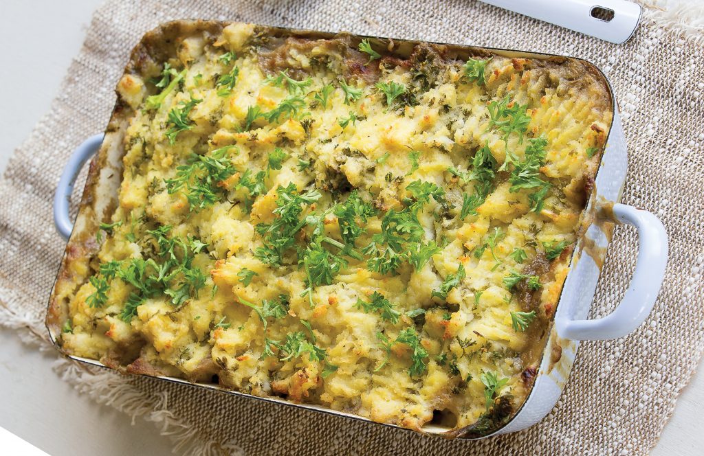 Chicken and mushroom potato-topped pie Chicken and mushroom potato-topped pie