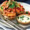 Chicken fajita stuffed potatoes