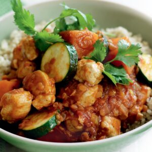 Chicken, lentil and kumara curry