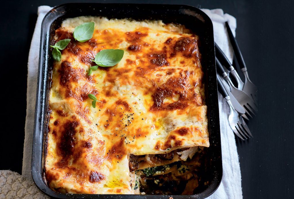Chicken, pumpkin and ricotta lasagne Chicken, pumpkin and ricotta lasagne