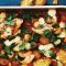 Chicken, spinach and potato bake