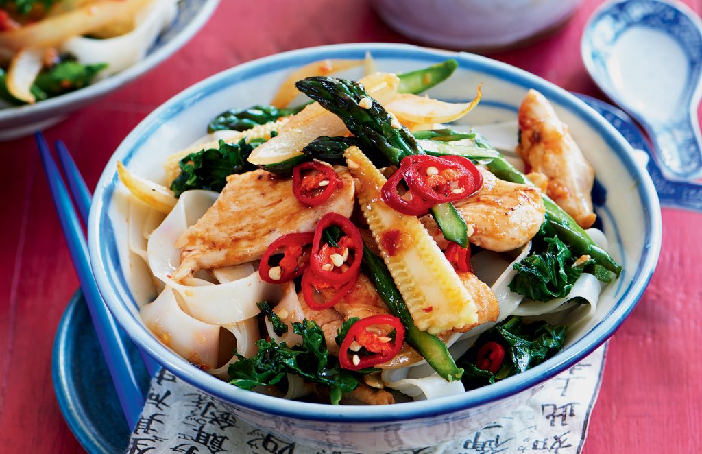 Chilli chicken noodles