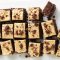 Choc-peanut slice