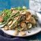 Creamy mustard chicken with warm kumara salad