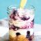 Blueberry cheesecake jars
