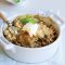 Feijoa and apple crumble