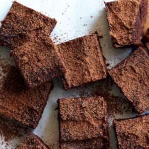 Fudgy sweet potato chocolate brownies