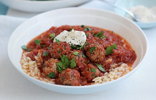 Greek-style meatballs