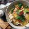 Hearty miso ginger chicken soup