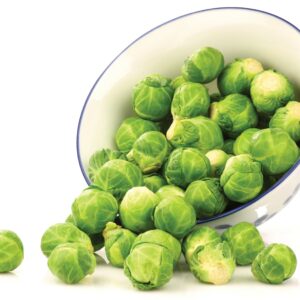 In season early winter: Brussels sprouts