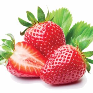 In season early autumn: Strawberries, parsley, courgettes