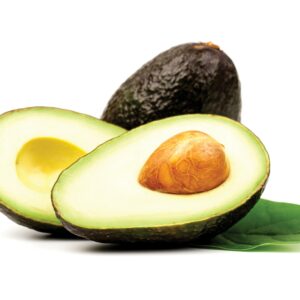 In season mid spring: Hass avocados, cavolo nero
