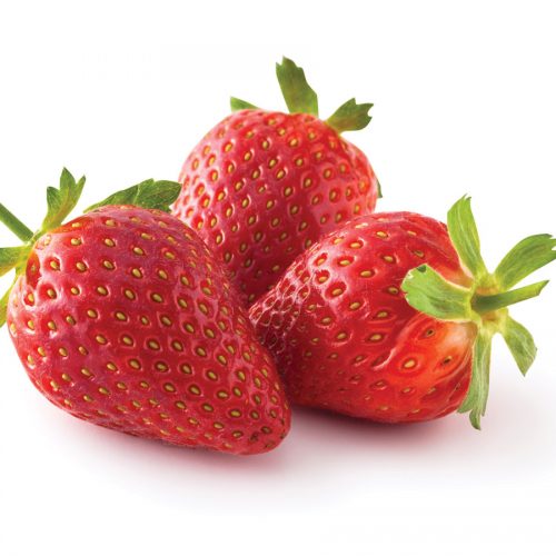 In season late spring: New potatoes and Aromas strawberries