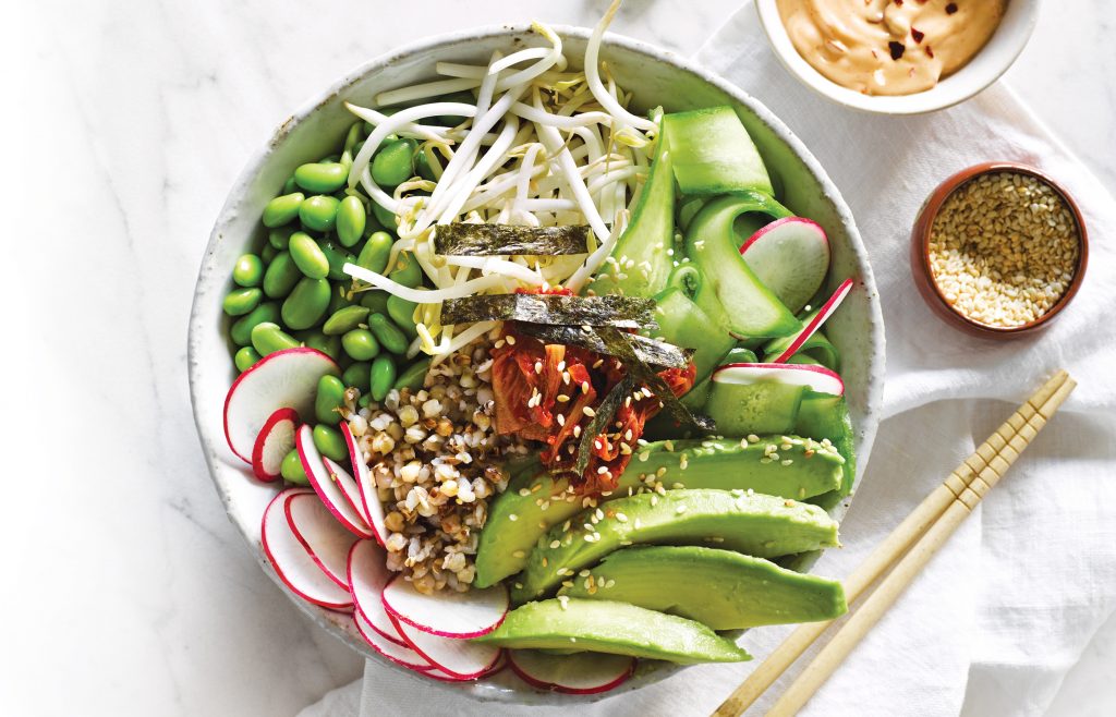 Kimchi buckwheat bowl Kimchi buckwheat bowl