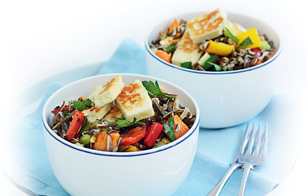 Kumara, capsicum and wild rice salad with orange dressing Kumara, capsicum and wild rice salad with orange dressing