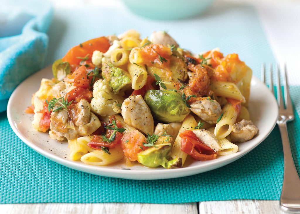 Lemon chicken and vegetable pasta Lemon chicken and vegetable pasta