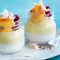 Mango and coconut sago puddings
