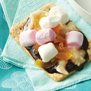 Microwave tutti fruity s’mores