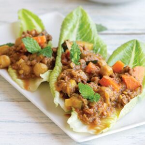 Mince lettuce cups