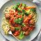 Mince meatballs with spaghetti