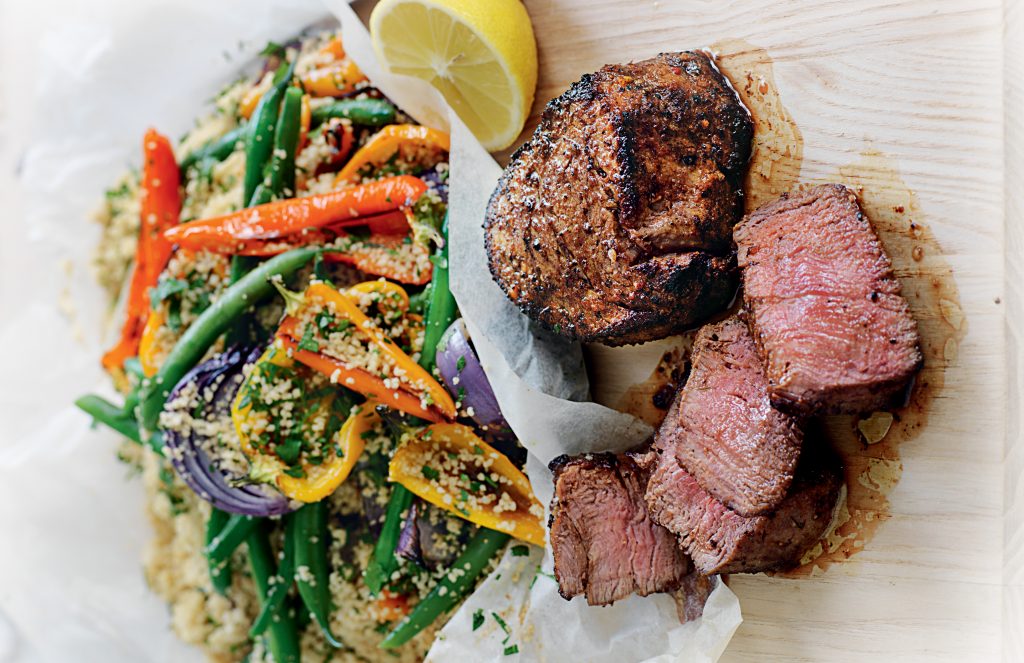 Moroccan-style beef fillet with couscous - Healthy Food Guide