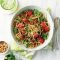 Mushroom and lentil spaghetti