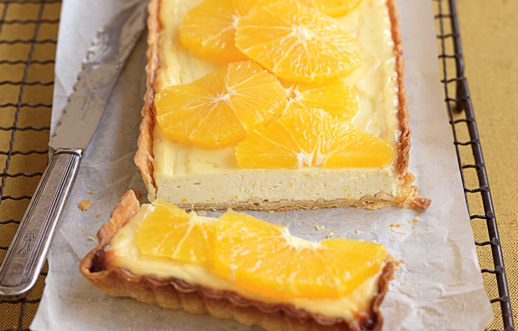 Orange, yoghurt and honey tart Orange, yoghurt and honey tart