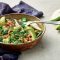 Pear, walnut and blue cheese bread salad