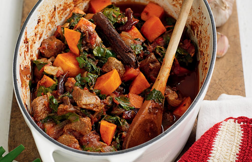 Persian spiced beef with dates and cinnamon