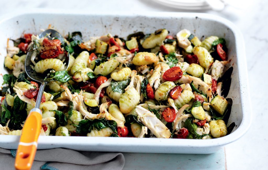 Pesto gnocchi and chicken bake Pesto gnocchi and chicken bake