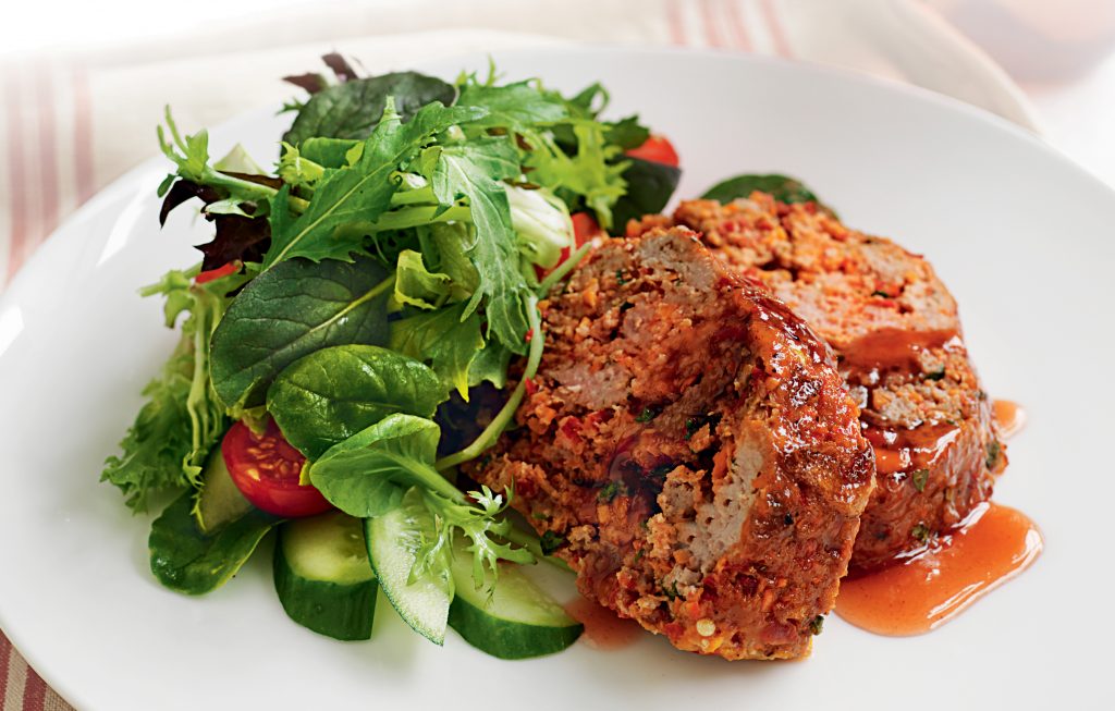 Plum-glazed meat loaf Plum-glazed meat loaf