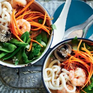 Japanese prawn hotpot