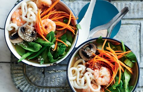 Japanese prawn hotpot