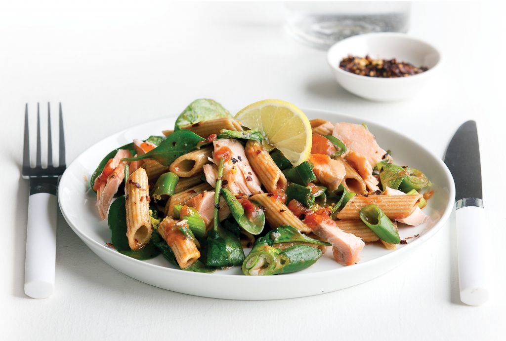 Quick salmon and lemon pasta Quick salmon and lemon pasta
